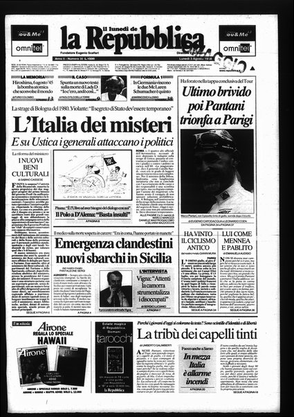 Il lunedì de La repubblica